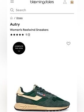 Autry Reelwind green size 6 sneakers